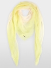 Square scarf with silk content