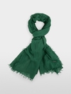 Scarf with crinkle effect