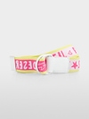 Patterned textile belt