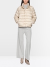 Quilted jacket with synthetic down
