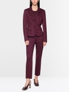 Fitted stretch blazer with lapels