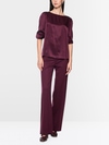 Silk blouse with 3/4 sleeves
