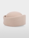 Wool pillbox hat