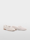 Lambskin loafers with metal details