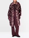 Manteau à imprimé à pois marquant