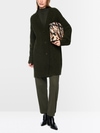 ‘Knitted in Germany’ chunky-knit coat