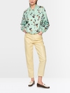 Blouson jacket with floral print
