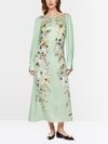 Robe longue à imprimé floral