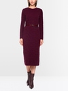 Robe longue à pois, tricotée en Allemagn