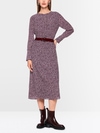 Maxi dress with polka dot print