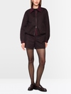 Veste à motif texturé