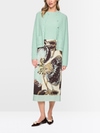 Cardigan bouclé tricoté en Allemagne