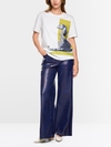 T-shirt with leopard print
