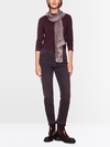 Fitted shirt with lurex