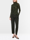 Shirt with velvet flocking