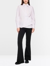 Wrap blouse in a modern layered look