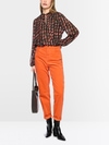 Abstract houndstooth blouse