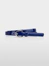 Narrow leather belt