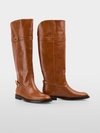 Leather riding boots