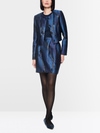 Short bolero jacket with coating