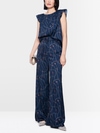 WAUKEE trousers with chain print