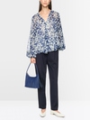 FAQUS feminine fit fabric trousers