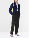 FAQUS feminine fit fabric trousers