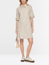 Robe courte en denim