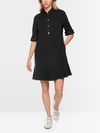Robe courte en denim