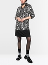 Dress with print and flounce