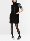 ‘Knitted in Germany’ half-zip dress