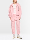 Corduroy jacket with hood