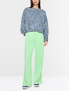 Sweatshirt with animal print