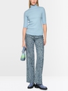 Basic shirt with stand-up collar