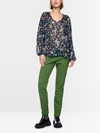 Viscose blouse with floral print