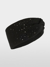 Headband with twisted knot and rhinestones
