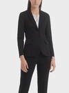 Narrow-fit jersey blazer