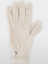 Fine knit gloves with lurex