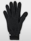Fine knit gloves with lurex