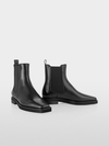 Bottines Chelsea en cuir de veau