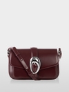 Elegant shoulder bag with logo buckle