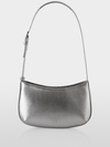 Metallic goat leather shoulder bag