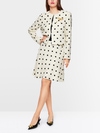 Couture-style jacket with polka dots