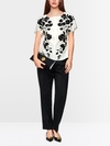 Elegant blouse with floral print