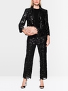 FRIA trousers with sequins and lace