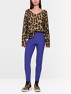 SOFIA slim fit pull-on trousers