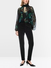 SILEA slim fit velvet trousers