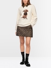 Sweatshirt with dachshund print