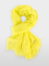 Lightweight scarf in crinkle look