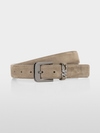 Hip belt in cowhide nubuck leather